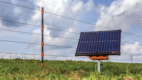 solar electric fence box|solar powered electric garden fence.